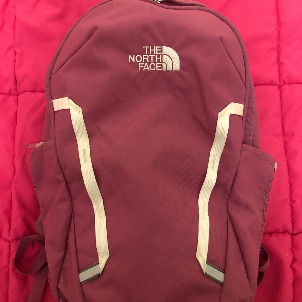 Pink NorthFace backpack